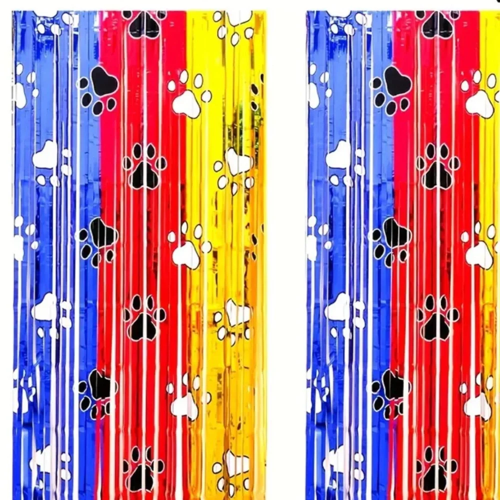 Paw print/Paw Patrol party bundle. All BRAND NEW. 7 pieces together